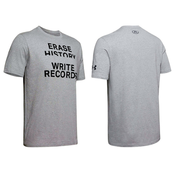 Under Armour Write Records Kurzarm Shirt Grau