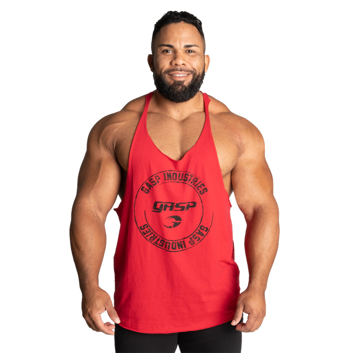 GASP Stringer Tank Top Chili Red L