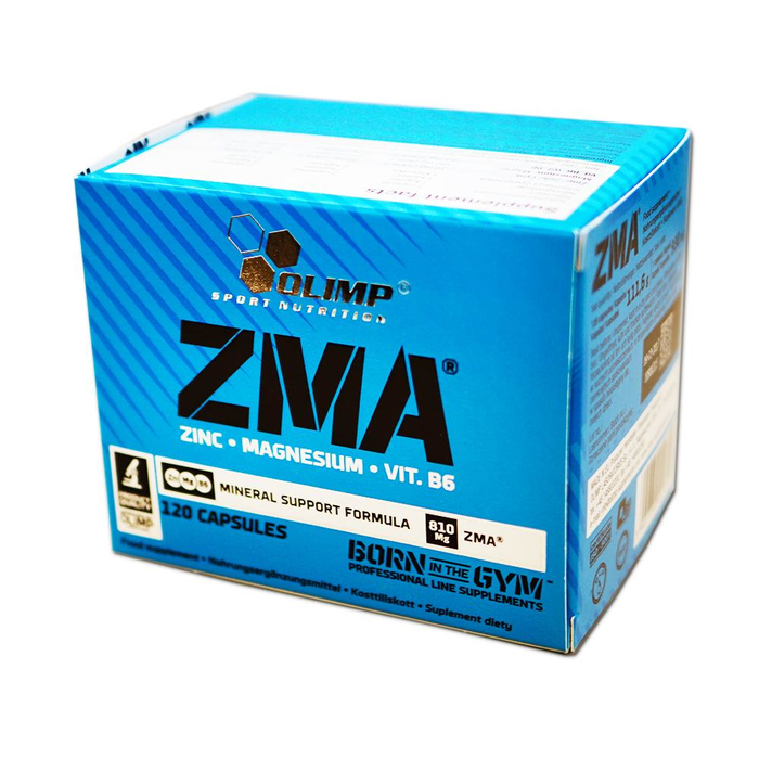 (21,05 Eur/ 100 G) Olimp Zma 120 Capsules Zinc Magnesium Vitamin B6 Amino Acids