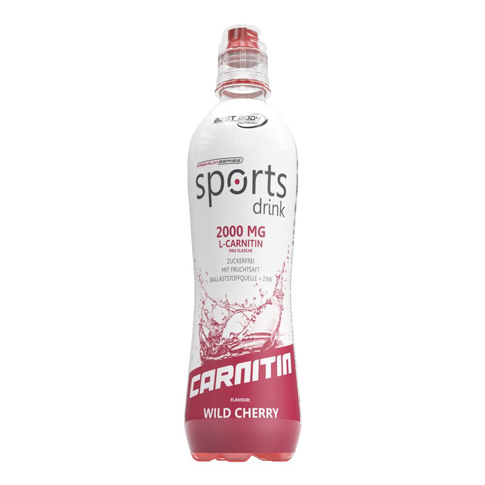 Best Body Sports Drink RTD L-Carnitin Drink 500ml Wild Cherry