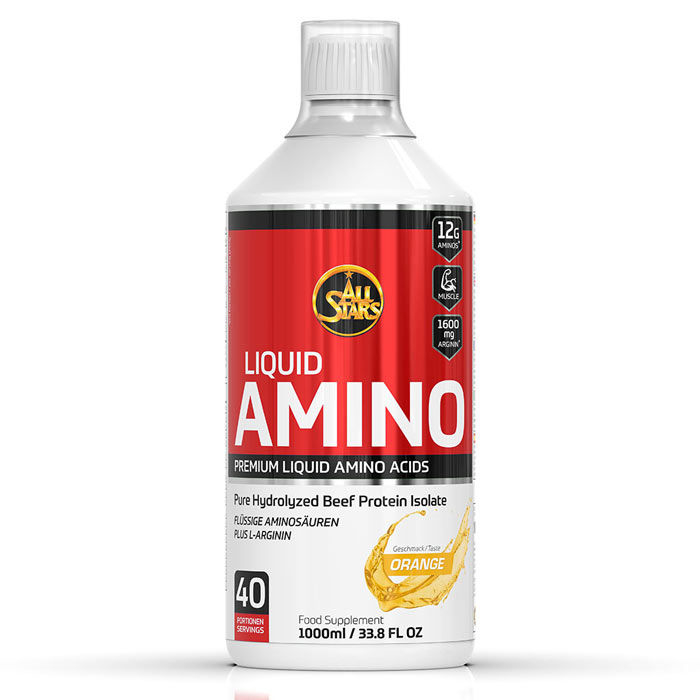 All Stars Amino Pro Liquid 1000ml Flasche Orange