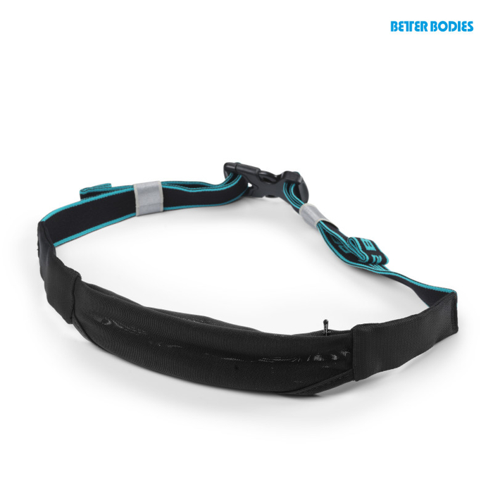 Better Bodies Zip Belt (Grteltasche) Black Aqua