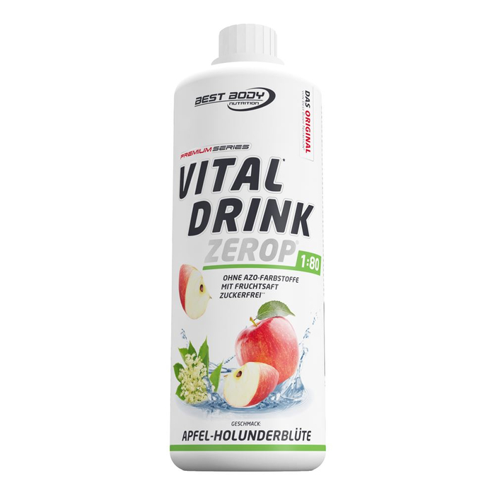Best Body Vital Drink 1000ml Flasche Mineraldrink Apfel-Holunder