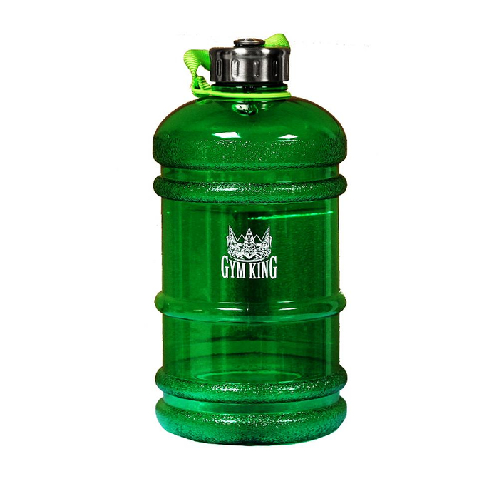 Gym King Water Galone Jug Waterbottle 2,2 Liter Grn
