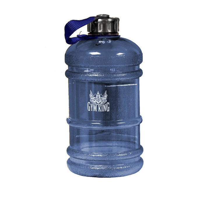 Gym King Water Galone Jug Waterbottle 2,2 Liter Blau