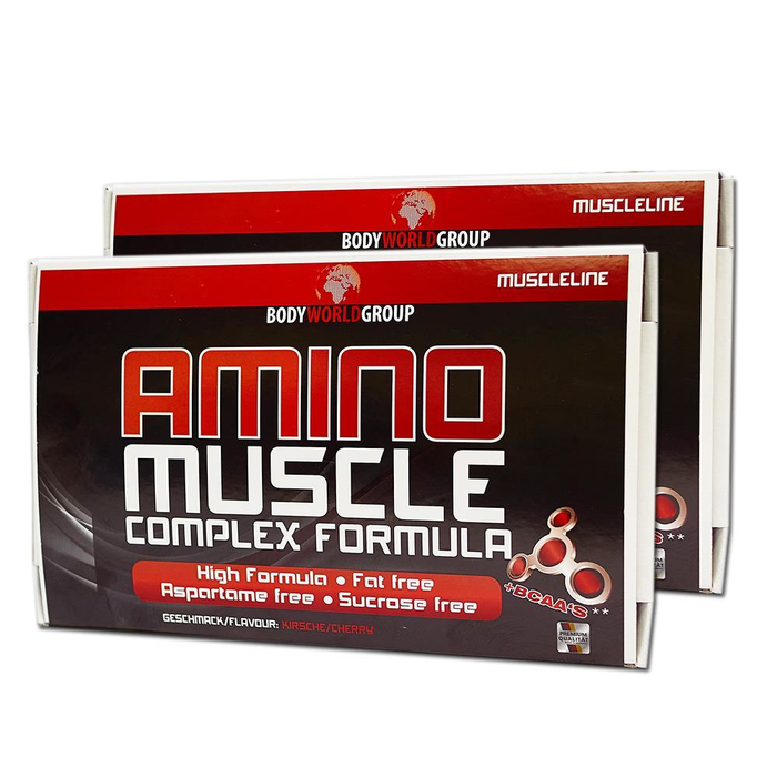 Bodyworldgroup 2 x BWG Amino Muscle Complex Formula 20 x 25ml Ampullen