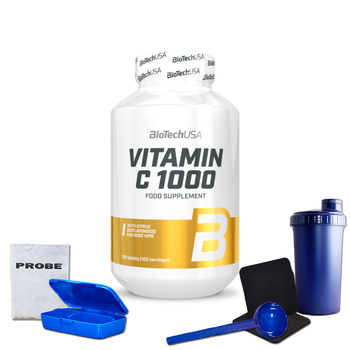 Biotech Vitamin C 1000 100 Tabletten + Bonus Dosierlffel
