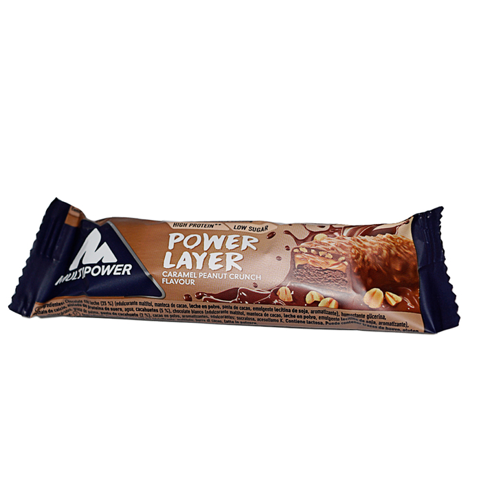 Multipower Protein Layer 50g Riegel Caramel Peanut Crunch