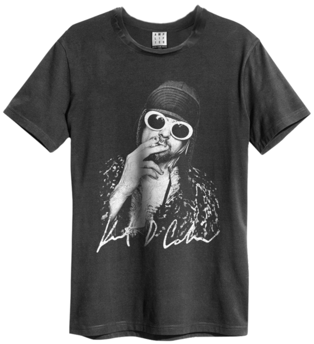 Amplified Unisex T-Shirt Kurt Cobain Photograph