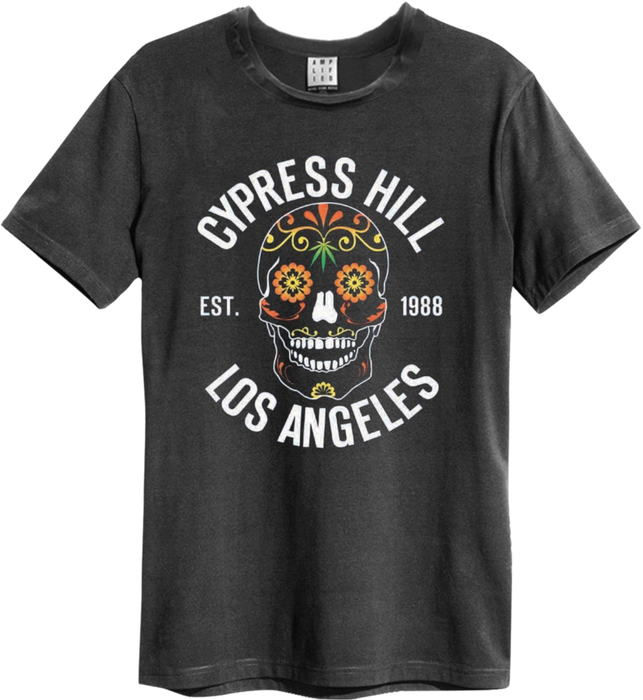 Amplified Cypress Hill Floral Skull T-Shirt Unisex