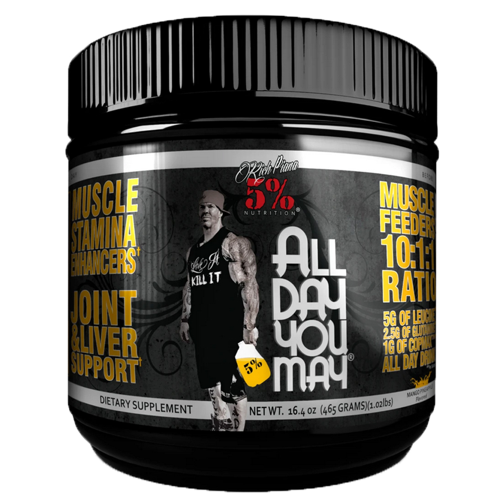 5% Nutrition Rich Piana All Day You May 456g Dose, 35,90