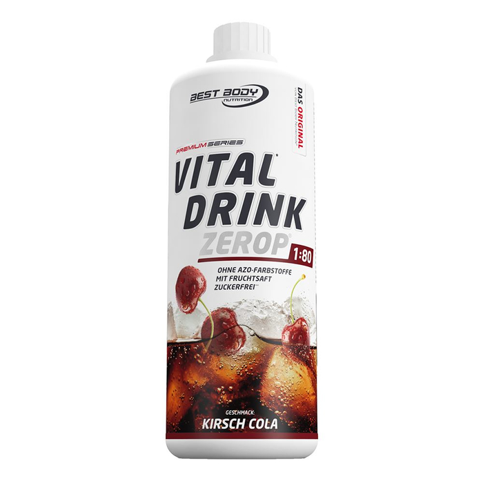 Best Body Vital Drink 1000ml Flasche Mineraldrink Kirsch Cola