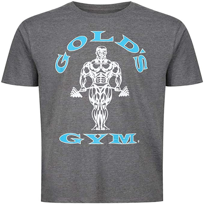 Golds Gym Muscle Joe T-Shirt Grau/Trkis