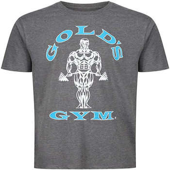Golds Gym Muscle Joe T-Shirt Grau/Trkis