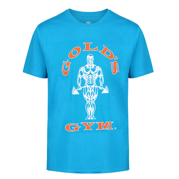 Golds Gym Muscle Joe T-Shirt Trkis/Orange