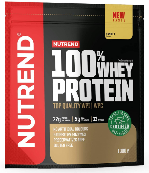 Nutrend 100% Whey Protein 1000g Beutel Chocolate-Cocos