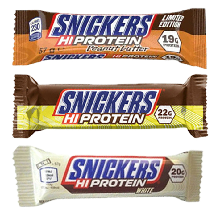 Mars Protein Snickers Hi Protein Bar 12 x 55g Riegel Kiste Gemischt
