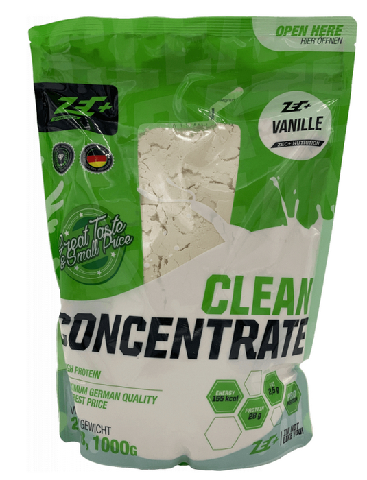 Zec+ Clean Concentrate Protein 1000g Beutel Butter Cookies