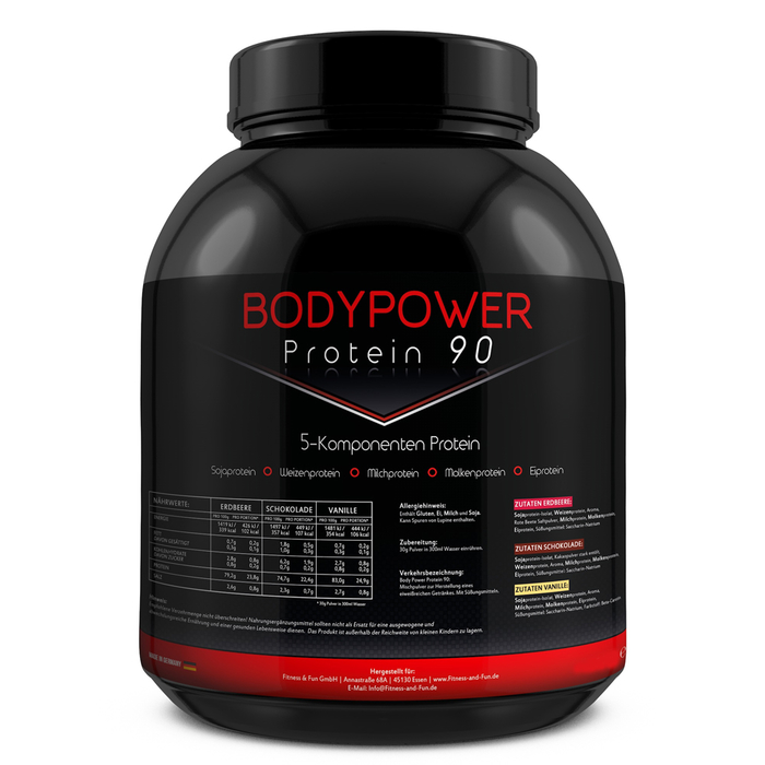 Body Power Protein 90 4kg Dose Schoko