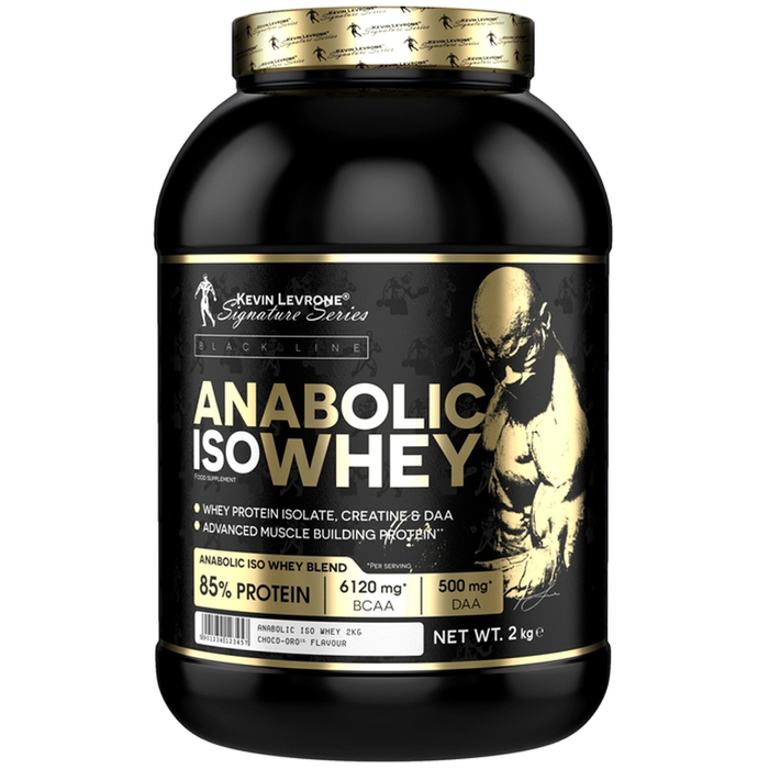 Kevin Levrone Anabolic ISO Whey Protein 2kg Pulver Dose Strawberry