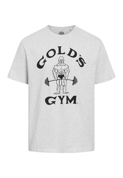 Golds Gym Classic Joe Sport T-Shirt Light Grey Melange